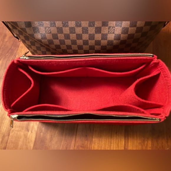 Louis Vuitton Damier Neverfull GM Tote Bag w/RECEIPT AND Custom Organizer Insert - Picture 13 of 16